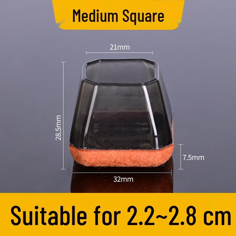 Durable Silicone Non-Slip Chair Leg Covers with Noise Reduction & Thickened Edge