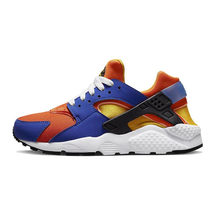 New Nike Huarache Run 'Hyper Royal Yellow Ochre' GS 654275-421