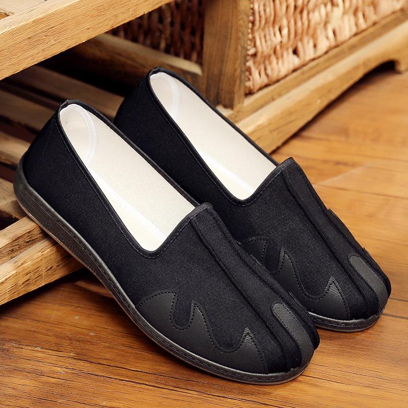 Czarne buty do sztuk walki Kung Fu Gumowa podeszwa Trampki do Tai Chi Chińskie tradycyjne Stare Pekińskie buty Do Wing Chun Karate Unisex