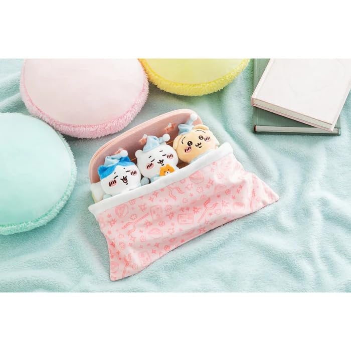 Chiikawa Goodnight Bed and Connecting Mascot Set Plush Toy