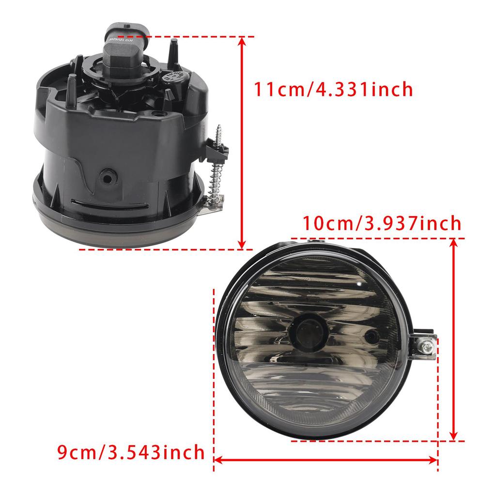Pair Fog Lights For Dodge Chrysler Caliber Jeep Compass 4805857AA