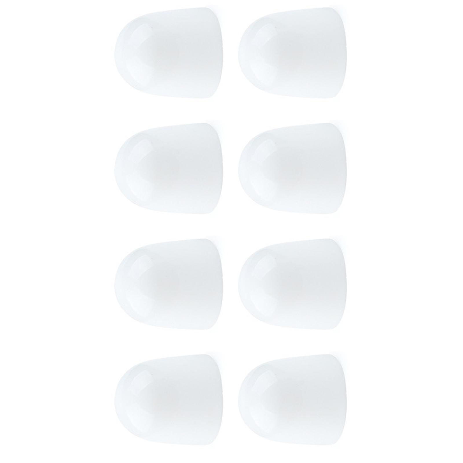 

8 шт. универсальные пластиковые крышки для болтов унитаза заглушки для болтов унитаза нажимные крышки для болтов унитаз украшения для болтов белый