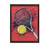 Plakat Tenisowa Pasja Plakat Tenisowa Pasja, 40X50 Cm, Rama Aluminiowa Czarna, Papier Matowy 230 Gsm
