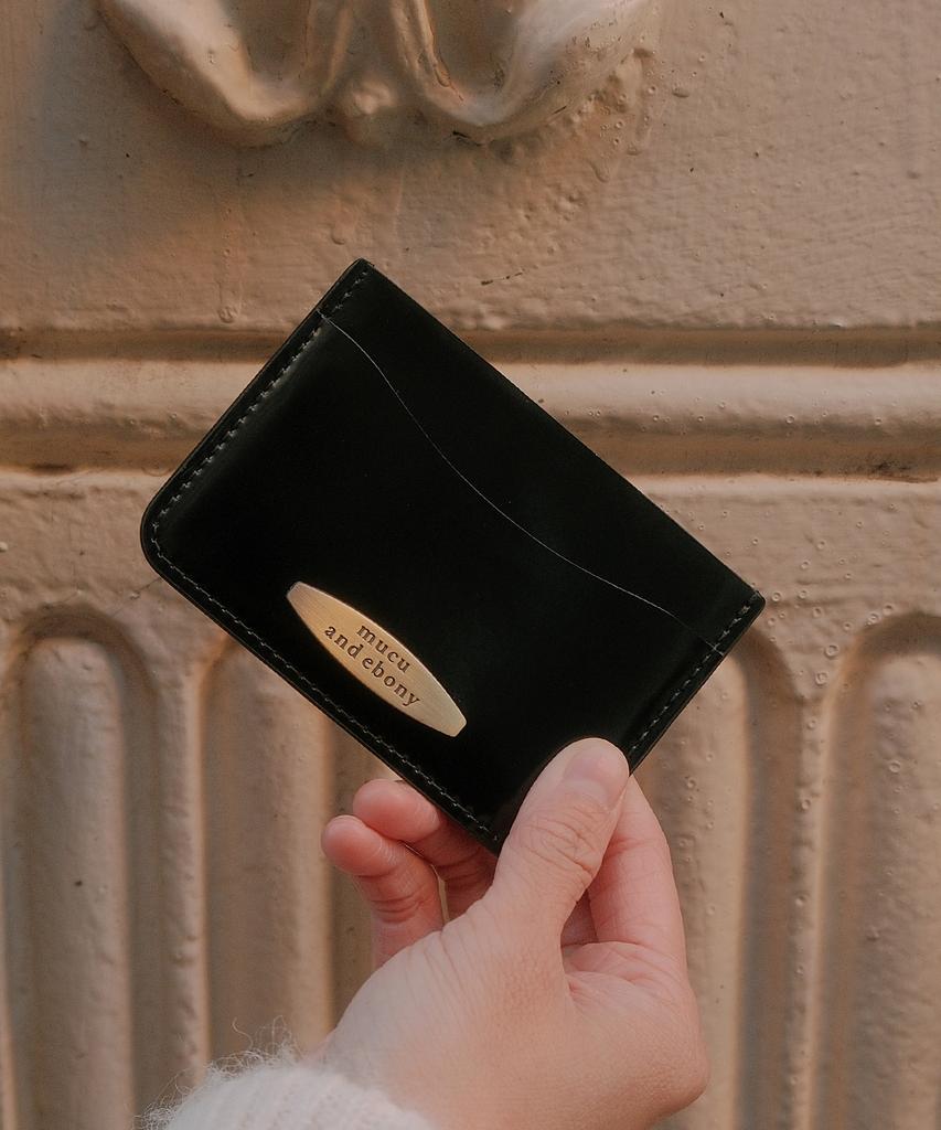 Mucu And Ebony [Gift Wrapping] Dessert Card Wallet _ Long Black