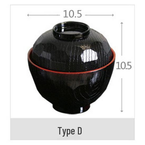 Japanese-Korean Style Soup Bowl with Lid - Versatile for Soup, Rice, or Dipping Sauces