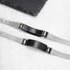 Free Custom Strap Bracelet for Teenager Boy,Back to School Season Contact Number ID Wristband,Stainless Steel Jewelry Gift
