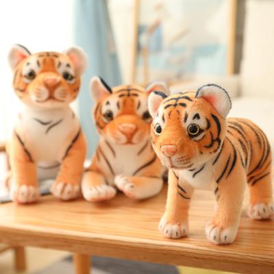 Non-Toxic 25/30Cm Cartoon Plush Tiger Toys Soft Simulation Tiger Dolls Stuffed Animal Pillow Room Decor Toys Birthday Gifts