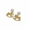 Fashion Jewelry Cartoon Horse Earrings Chinese Horse New Year Drop Earrings  New Year Gift