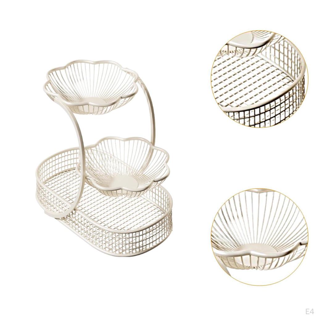 Metall-Obstkorb für Küchenarbeitsplatten, Obst und Gemüse, Ideal für Esstische