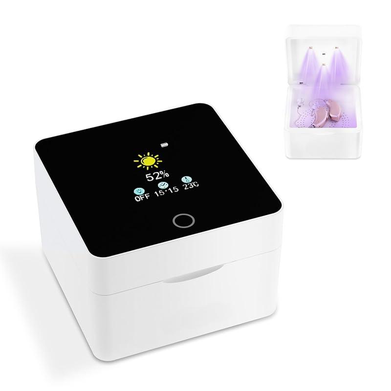 

Hearing Aids Dryer & Dehumidifier, Lithium Battery Powered, Portable & Compact,Type-C Charging Port, Direct Drying Solution
