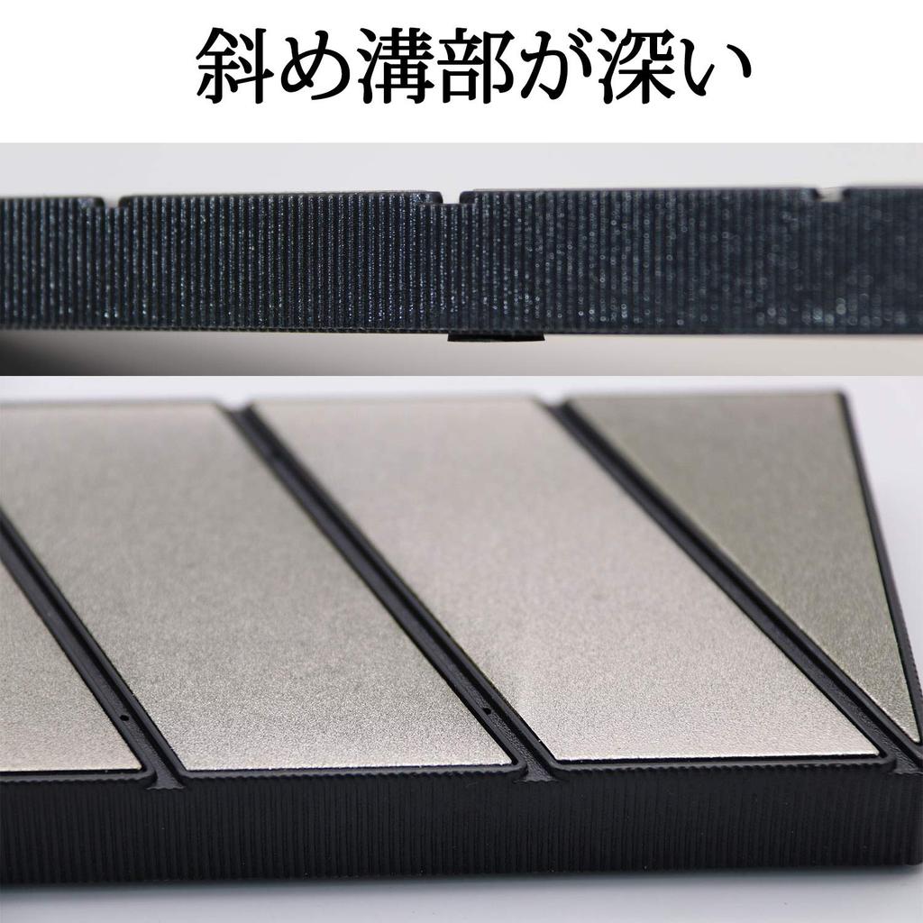 GOKEI Diamond Ceramic Correction Stone, Single-Sided, Grit #180, for Surface Refinishing, 258 X 82 X 18 Mm, 223 G, Rough Grit