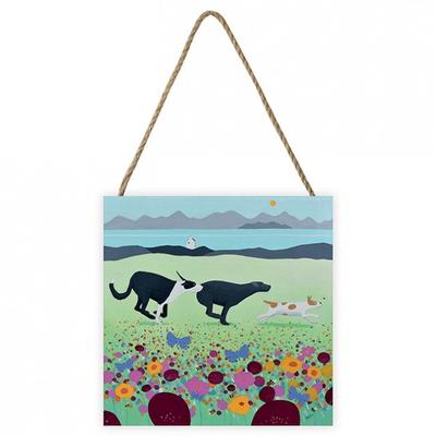 Ailsa Black Bumble Bee Boys Wood Print