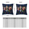 Holiday Nutcrackers Christmas Tree Pillowcase Printed Polyester Cushion Cover Decoration Pillow Case Cover Car Zipper 18''