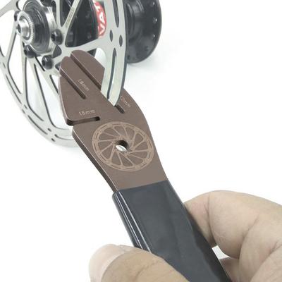 Brake Pad Wrench Stainless Steel Disc Calibration Wrench Maintenance Repair Tool Bicycle Alignment Disc Brake Wrench