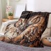 1Pc Cartoon Print Flannel Blanket, High Quality Comfortable for All Seasons, Home Decor, Warmth and Comfort, Perfect for Christmas Birthday Gift