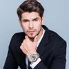 Stylish Waterproof Watch with Small Analog Luminous Stainless Steel Quartz Fashion Accessory Perfect for or As a Boyfriend Gift Men's Seconds