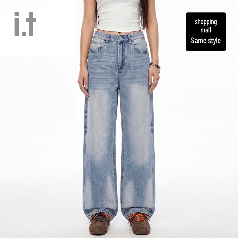 CHOCOOLATEi.t Unisex Vintage Washed Distressed Jeans 30