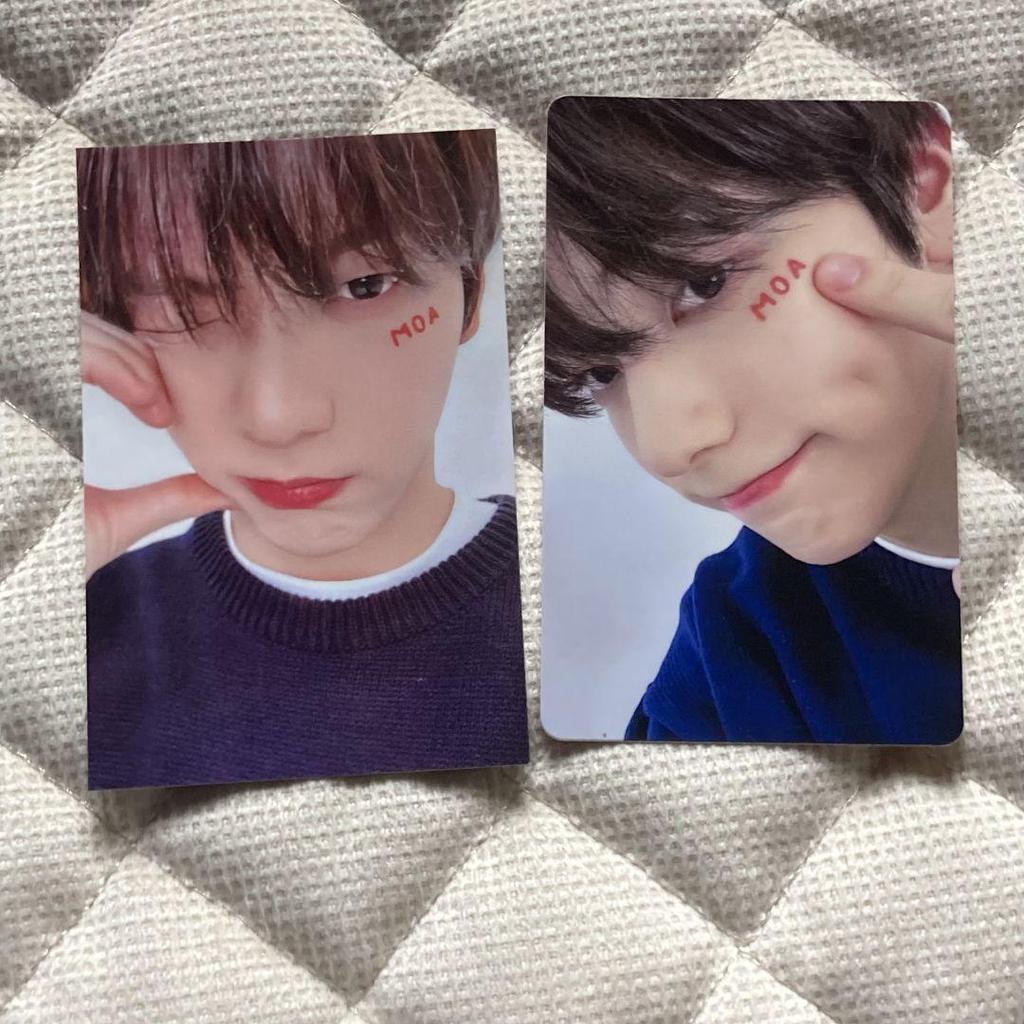 [USED] TXT Soobin 3/8 Japanese Edition FANLIVE MOAZONE 2-Piece Trading Card