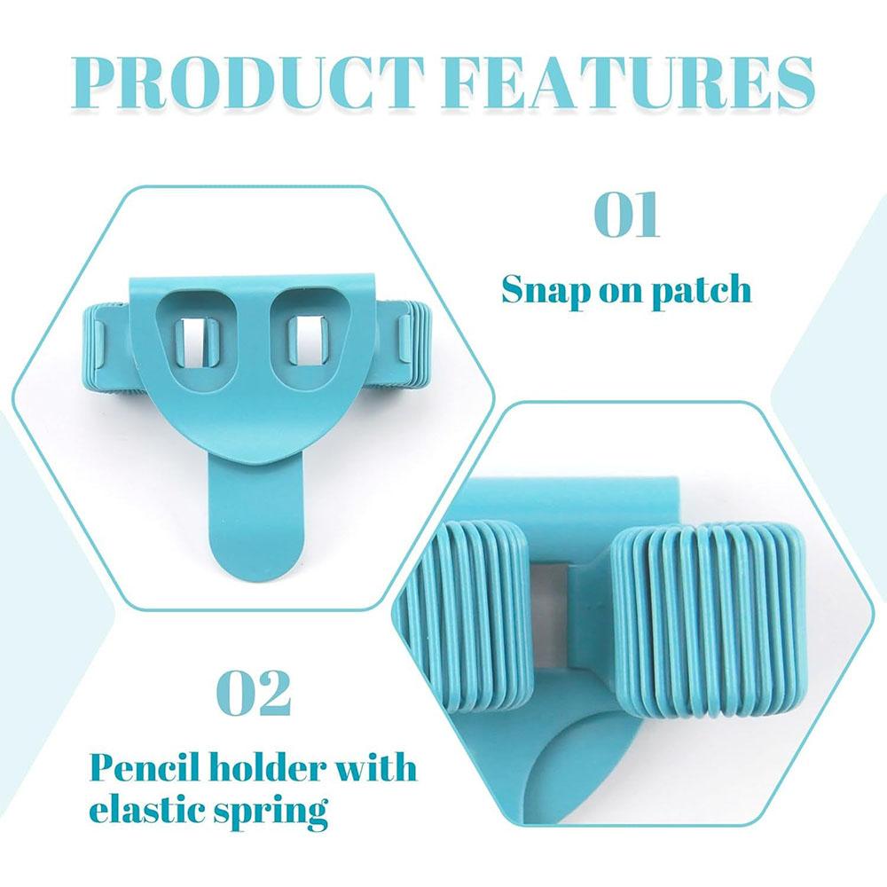 3pcs Stainless Steel Adjustable Three-Hole Pen Holder