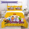 Halloween fantasy comedy adventure cartoon movie Scooby-Doo provides comfortable bedding covers and pillowcases for home use (without core) K11