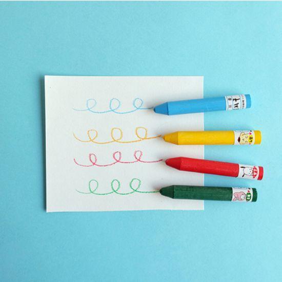 globe chemical Sanrio Characters Wash-Free Crayons (12 Colors / 24 Colors)