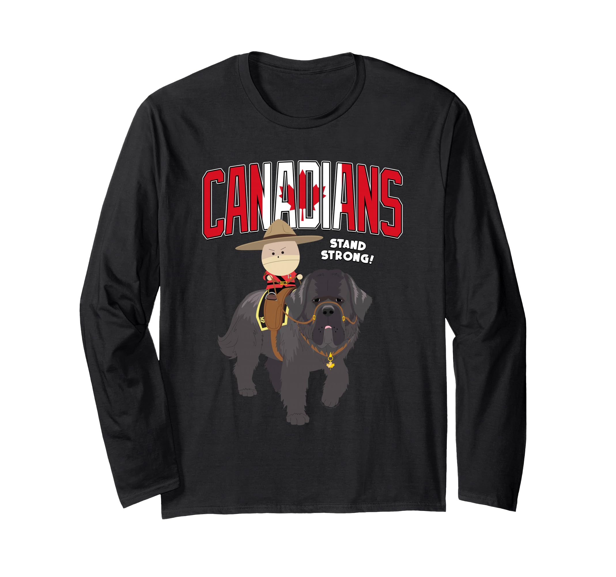 

South Park O Canada Mountie Ike Funny Cartoon Long Sleeve T-Shirt