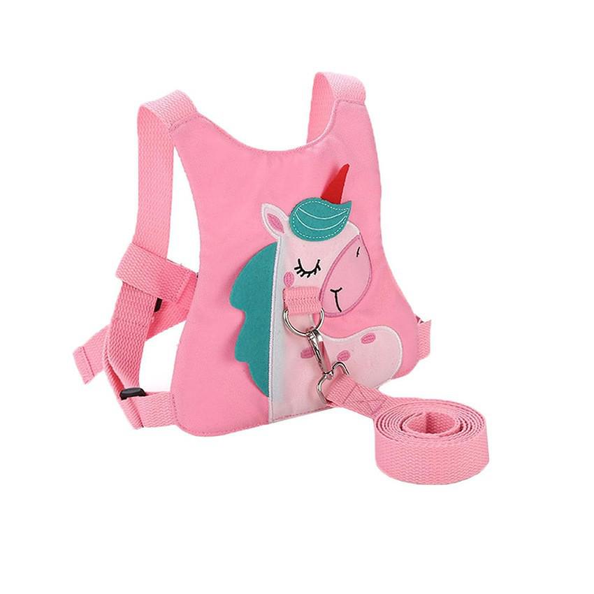 Children's Anti-Lost Safety Leash and Backpack Combo with Traction Rope and Wristband for Strollers