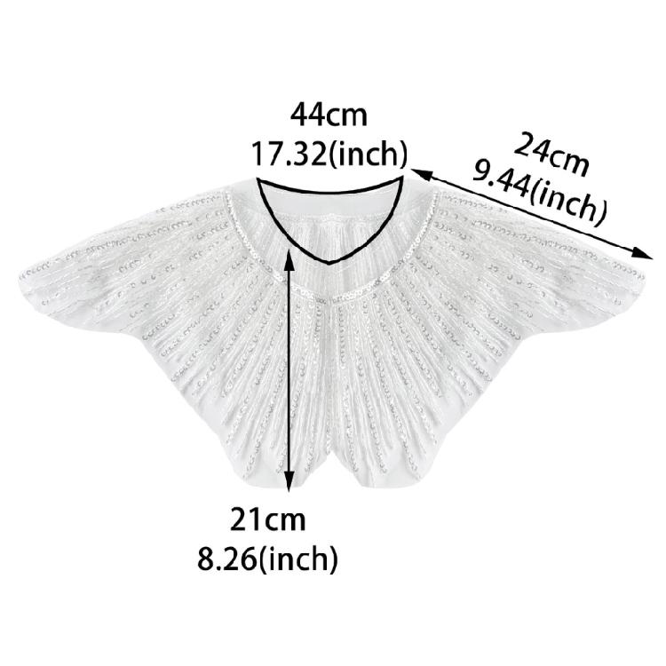 Blingbling Collar Patches Sew on Bannner Repair For Clothing Appliques Patches Jeweled Patches Sew On Craft