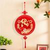 1PC Decorations Ceremony Tassel Hang Blessing Red Spring Festival New Year Traditional Festive Atmosphere Brightly Colored