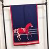Winter imitation cashmere bag horse beige scarf sweet jacquard medium long shawl neck protector