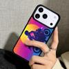 Capa Case for iPhone 17 Air 16 Pro Max 15 Plus 11 13 Mini 14 12 Back Phone Cover Road Bike Neon City Retro 1980
