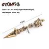 Antikes reines Kupfer Buddha-Instrument Ba Jin Just Vajra-Mörser Feng Shui Ornament Heimdekoration Messing Schreibtischdekor Retro Handwerk