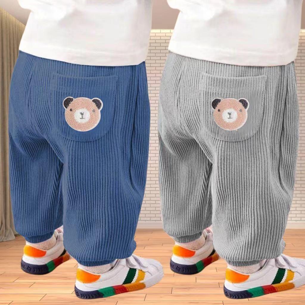 Spring 2025 Korean Style Girls' Jogger Pants - Fashionable and Versatile for Children