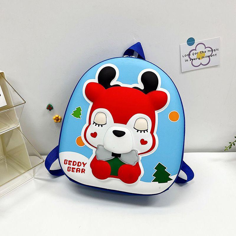 

Dinosaur Backpack Unicorn Boy Girl Cartoon Schoolbag Breathable Gifts Birthday Blue Deer