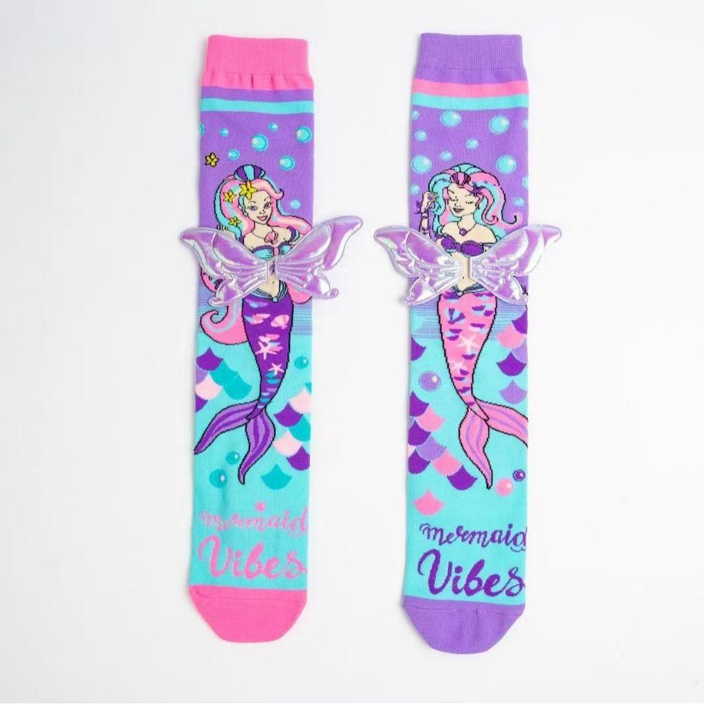 3D Cute Kids' Mid-Calf Socks - Mickey, Minnie & Rabbit Designs