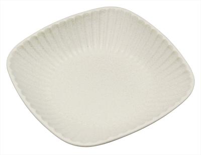 Mino Ware Sogi Kare Makarna Tabağı Beyaz Sır 132-0601