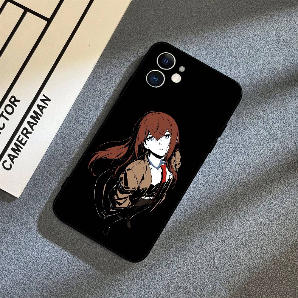 Steins;Gate Phone Case Black Phone Case For IPhone 17/16/15/13/14 Pro Max/ 11Plus/X/Xr/Xs Max 13mini
