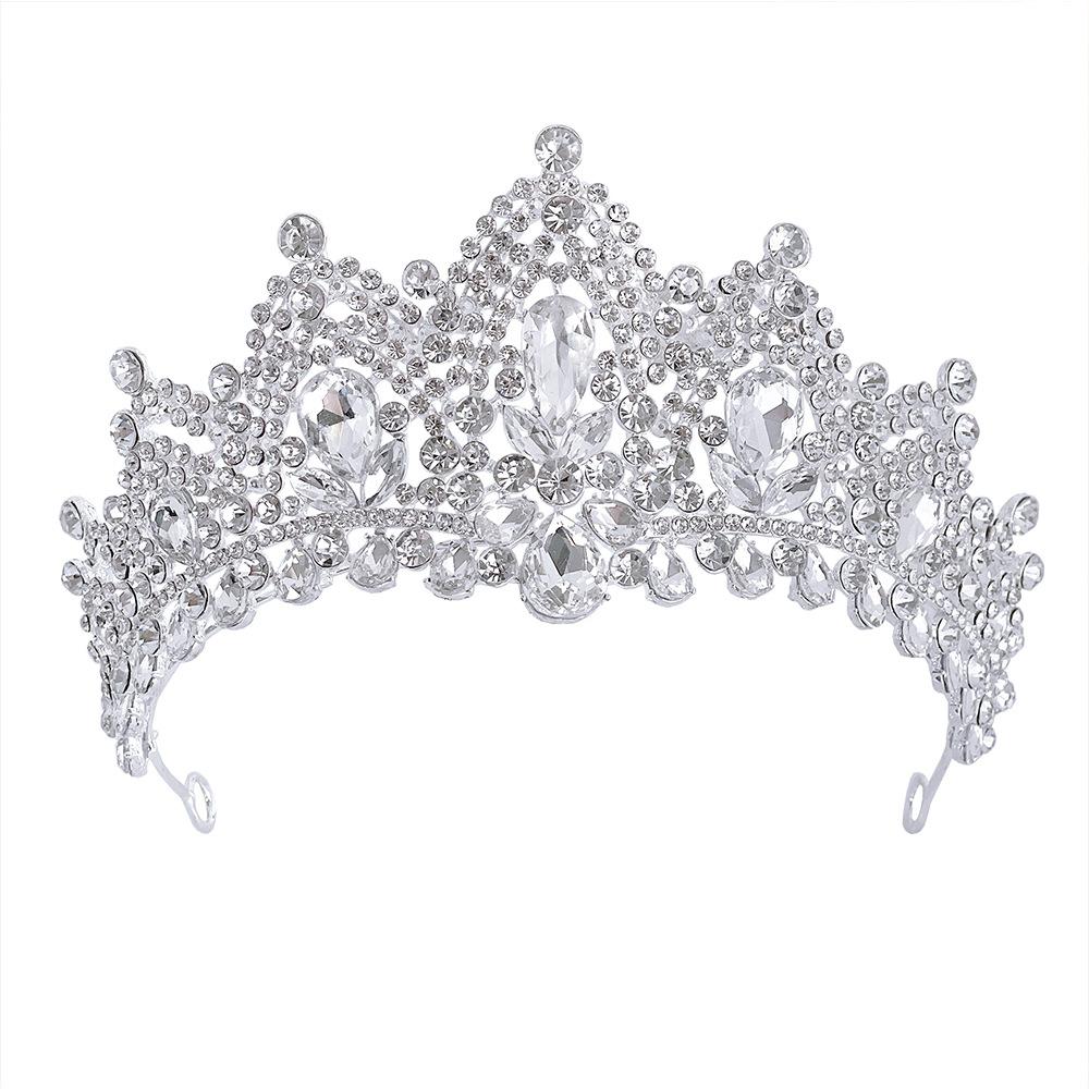 

Wedding Dress Crown Headdress New Year Bride Wedding Super Fairy Luxury Adult Ceremony Girl