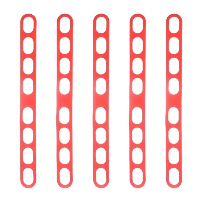 Elastic Stretchable Silicones Lid Locking Bands Nonslip Grip For Multiple Cookware Size Storage Solution Cookware Fasteners