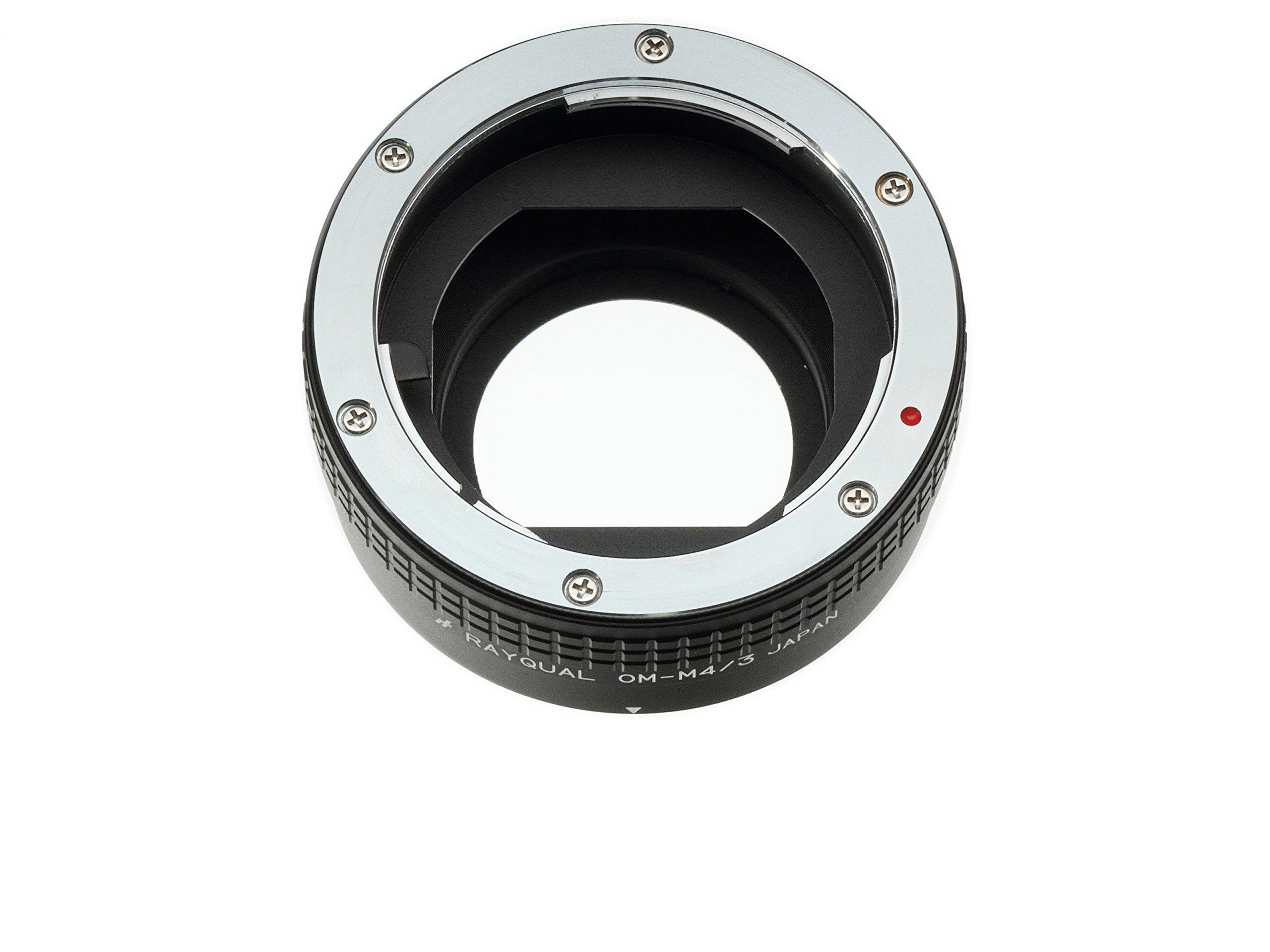 

Rayqual Lens Mount Adapter for Olympus OM Mount Lenses to Micro Four Thirds Mount Bodies Japanese-made (OM-MF)