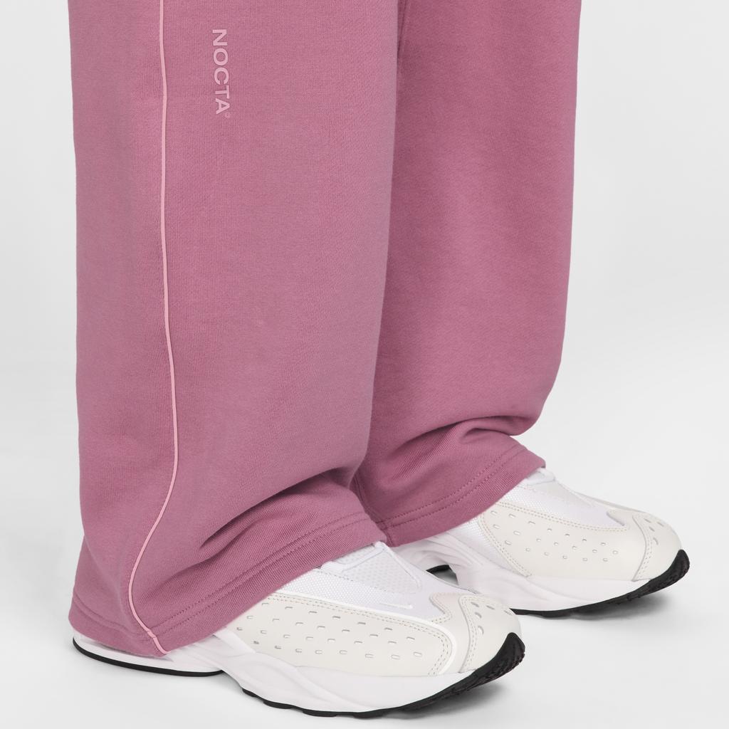 Nike X NOCTA Fleece CS Open Hem Sweatpant Desert Berry Unisex Streetwear FZ4675-667