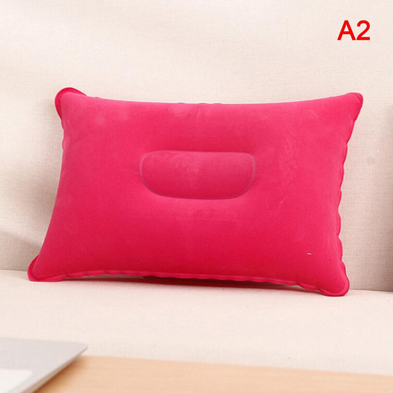 Travel Inflatable Pillow Flocking + Pvc Car Inflatable Bed Accessories Outdoor
