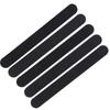 5Pcs Black Round Head Double Sided Nail File  DIY Nail Art Pretreatment Grinding