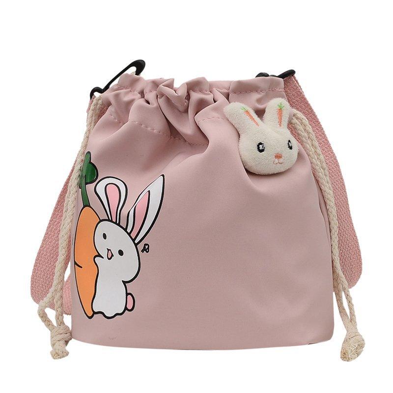 

Харадзюку милая мультяшная девушка студентка вечеринка холщовая сумка мессенджер, ретро мягкая девушка маленькая милая сумка