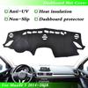 1pc Black Dashmat Dashboard Mat Cover Anti-Sun For Mazda 3 M3 2014 2015-2018