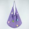 Hollow woven bag women's large capacity summer seaside vacation wind relaxation flower beach leisure bag