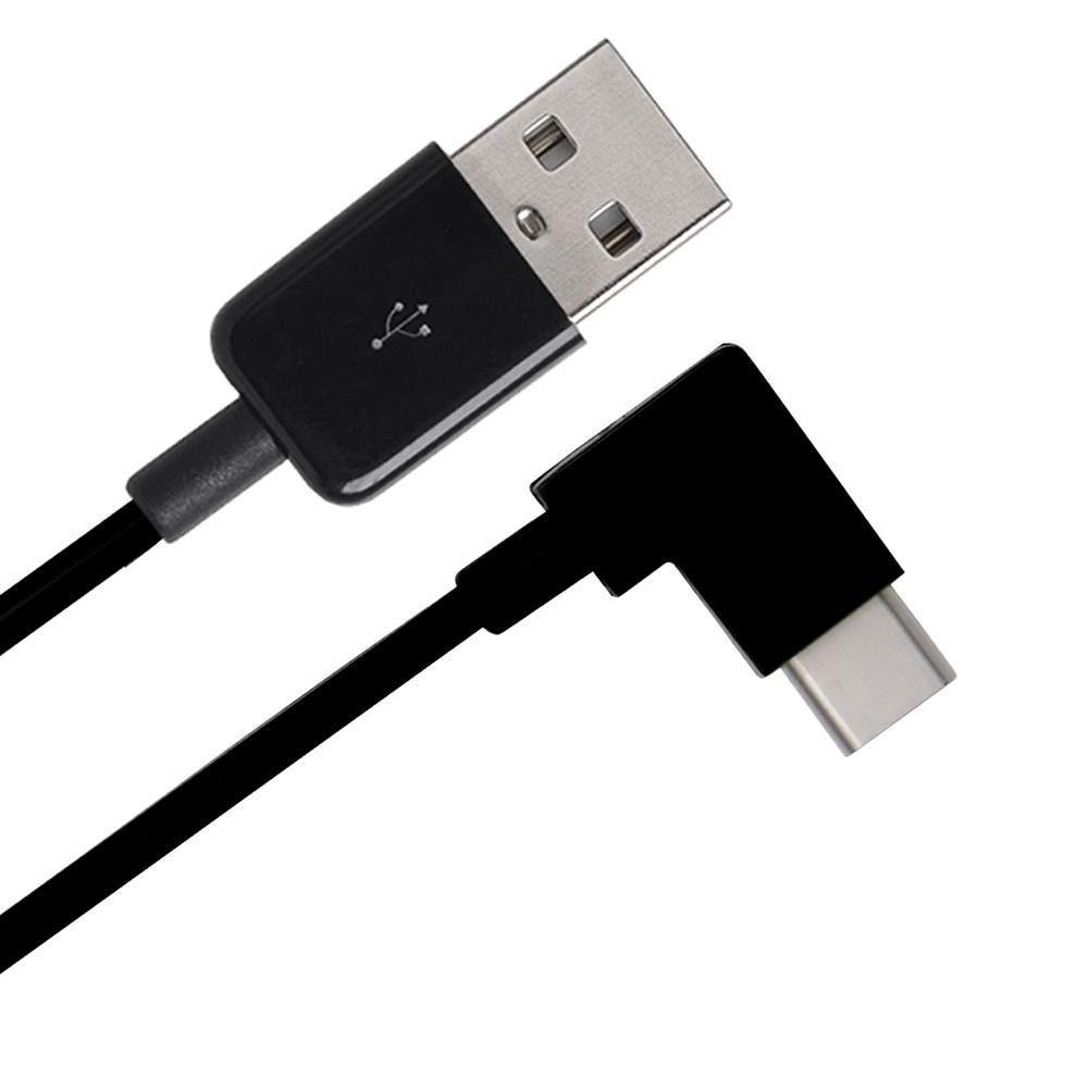 Right Angled Type C USB-C To USB 2.0 Cable 90 Degree Connector for Tablet & Mobile Phone