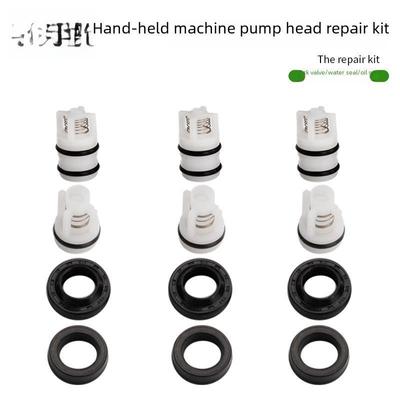 Kit di riparazione per macchine di pulizia automatiche portatili: Testa della pompa, guarnizioni per acqua e olio, valvola unidirezionale per autolavaggi