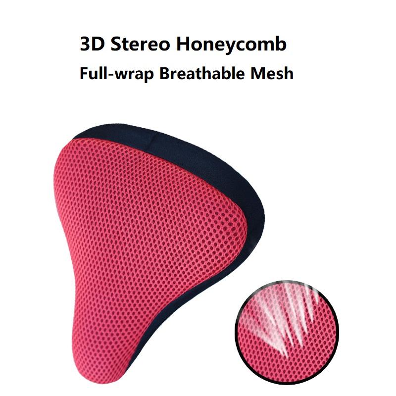 3D Bicycle Saddle Soft Bike Seat Cover Biking Silicone Seat Cushion Biking Breathable Saddle Comfortable Bicycle Bike Cover