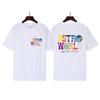 ASTROWORLD TShirt Letter Printing Summer Mens and Womens High Quality 100 Cotton TShirt Hip Hop Street Style TShirt Top